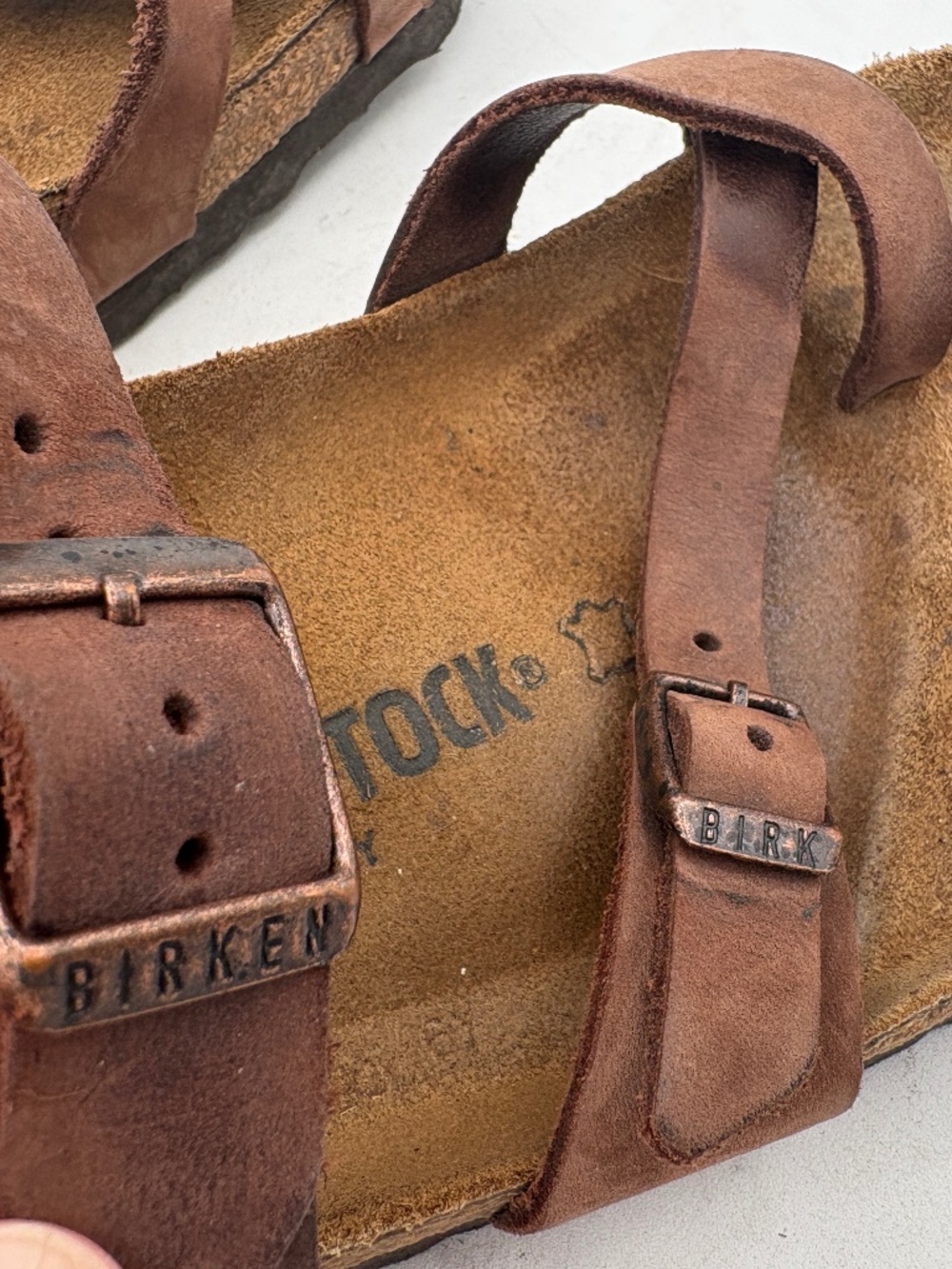 Birkenstock Yara Ankle Strap Sandals Brown Leather Bohemian EU 38- US 7.5-8 - Picture 6 of 15
